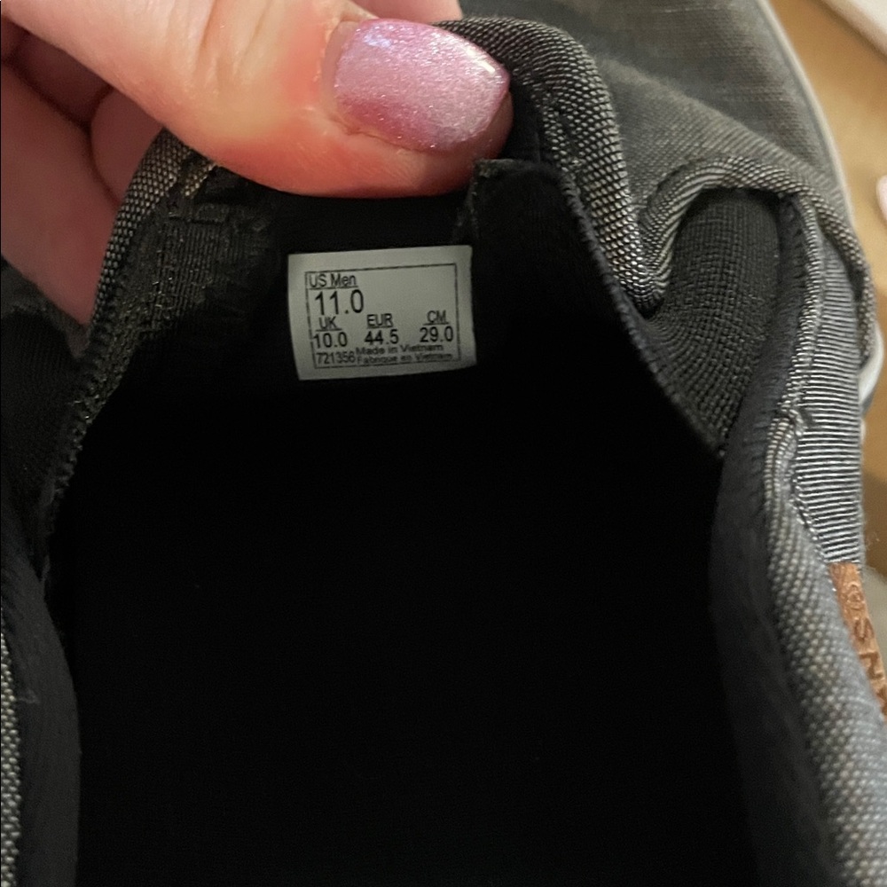 Vans Charcoal Slip-On Shoes - Picture 4 of 5